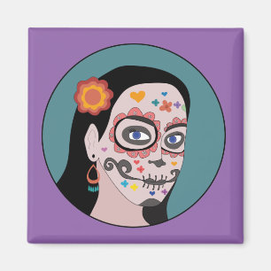Aimant Jour des morts de Día de Los Muertos