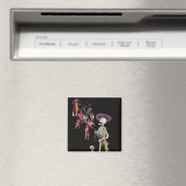 Aimant Jour des Morts : Jeu de Jouet, de Oaxaca (In Situ (Lave-vaisselle))