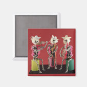 Aimant Jour des morts : Mariachi, de Oaxaca (Recto/Verso)