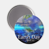 Aimant Jour des terres (Recto/Verso)