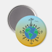 Aimant Jour des terres (Recto/Verso)