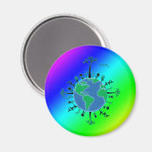 Aimant Jour des terres (Recto/Verso)