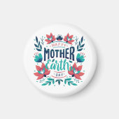 Aimant Jour des terres mère dessiné à la main Design-2318 (Devant)