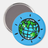 Aimant Jour des terres - Planète TERRE - Conservation - E (Recto/Verso)