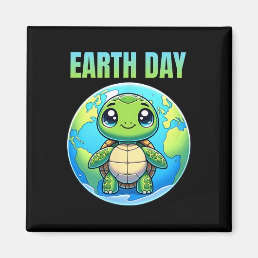 Aimant Jour des terres Restaurer Earth Turtle 2025 (Devant)