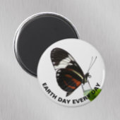 Aimant Jour des terres tous les jours Tiger Longwing Butt