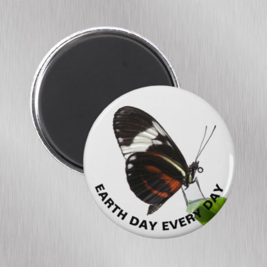 Aimant Jour des terres tous les jours Tiger Longwing Butt