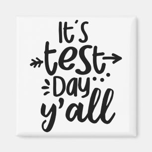 Aimant Jour D'Essai Yall Cute Jour D'Essai Pour Les Étudi
