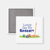 Aimant Jour du Croquet (Recto/Verso)