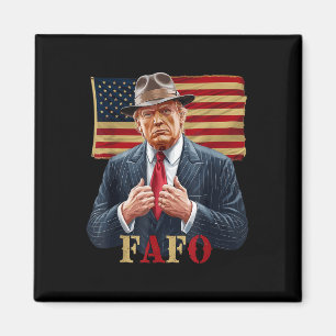 Aimant Jour du drapeau américain Trump 2025, Saint-Patric