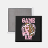 Aimant Jour du Jeu - Sensibilisation au cancer du sein Fo (Recto/Verso)