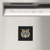Aimant Jour du jeu Thanksgiving Tiger Cool Touchdown Amer (In Situ (Lave-vaisselle))