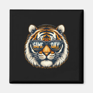Aimant Jour du jeu Thanksgiving Tiger Cool Touchdown Amer
