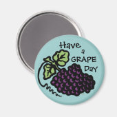 Aimant Jour du raisin (Recto/Verso)