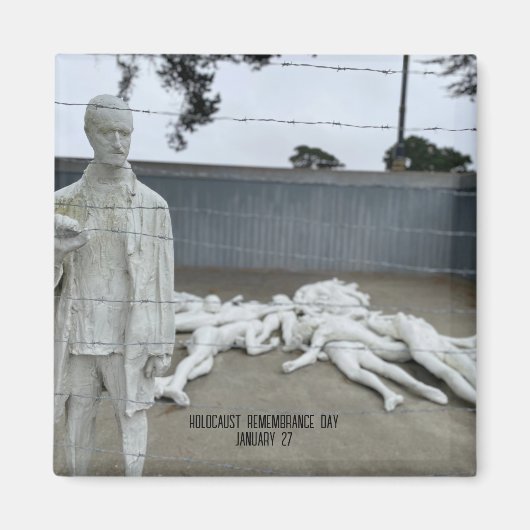 Aimant Jour du souvenir de l'Holocauste (Devant)