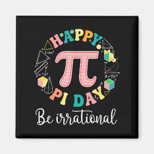Aimant Jour heureux enseignant enfants amateur de maths i