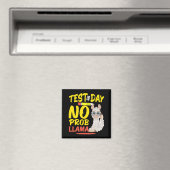 Aimant Jour No Prob-llama Llama Enseignant & Test étu (In Situ (Lave-vaisselle))