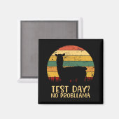 Aimant Jour Pas de problème Silhouette Enseignant Gradua (Recto/Verso)