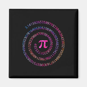 Aimant Jour Pi 3.14 Chiffres Spiral Pi Enseignante Math F