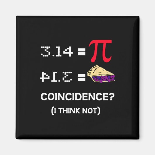 Aimant Jour Pi 3.15 Symbole Pi Science Et Math Enseignant (Devant)
