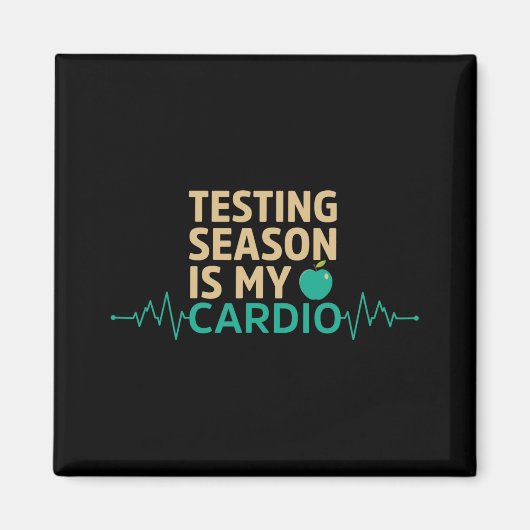 Aimant Jour Pour Les Tests D'Enseignants La Saison Est Mo (Devant)