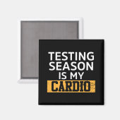 Aimant Jour Pour Les Tests D'Enseignants La Saison Est Mo (Recto/Verso)