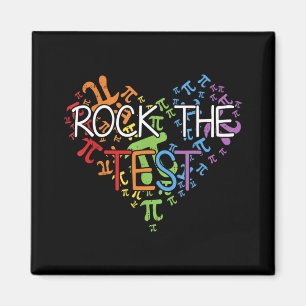 Aimant Jour Rock Le Test de l'enseignant Jour Rainbow Tea