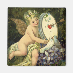 Aimant Jour vintage des Valentines victoriennes, Insépara