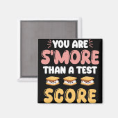Aimant Jour Vous Êtes Plus Qu'Un Test Score Enseignant Ét (Recto/Verso)