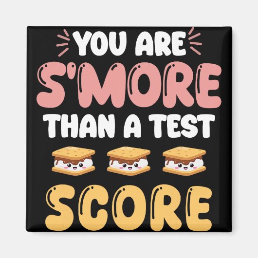 Aimant Jour Vous Êtes Plus Qu'Un Test Score Enseignant Ét (Devant)