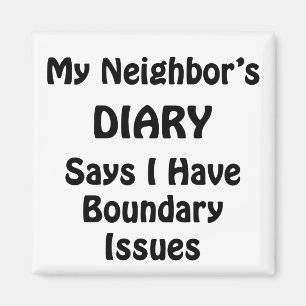 Aimant Journal de mon voisin