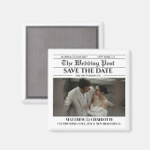 Aimant Journal Mariage Save the Date (Recto/Verso)