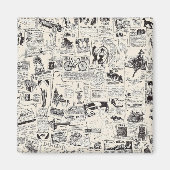 Aimant Journal vintage (Devant)