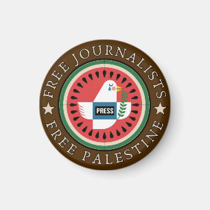 Aimant Journalistes libres, Palestine libre