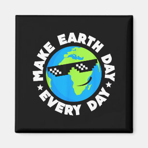 Aimant Journée de la Terre 2025 Journée de la Terre au qu