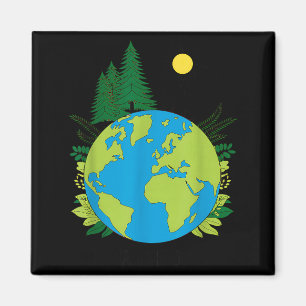 Aimant Journée de la Terre planète nature planète verte s