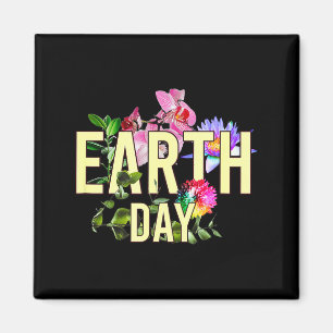 Aimant Journée de la Terre planète verte sensibilisation