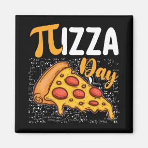 Aimant Journée de Pi Pizza Mathématiques Amoureux des Mat