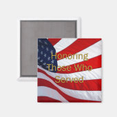 Aimant Journée des anciens combattants en l'honneur de ce (Recto/Verso)