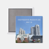 Aimant Journée internationale des musées (Recto/Verso)