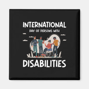 Aimant Journée Internationale Des Personnes Handicapées