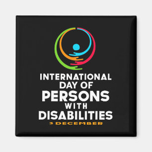 Aimant Journée internationale des personnes handicapées 3