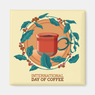 Aimant Journée internationale du café