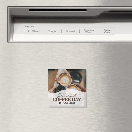 Aimant Journée internationale du café+ (In Situ (Lave-vaisselle))