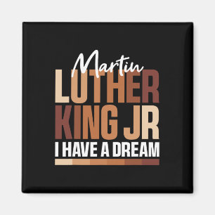 Aimant Journée Mlk J'ai un rêve Mois de l'histoire des No