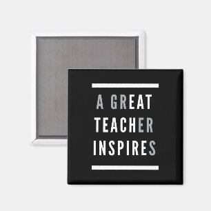 Aimant Journée mondiale des enseignants Manger Enseigner