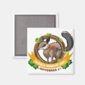 Aimant Journée Mondiale du Numbat (Recto/Verso)