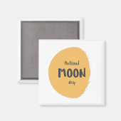 Aimant Journée nationale de la Lune (Recto/Verso)