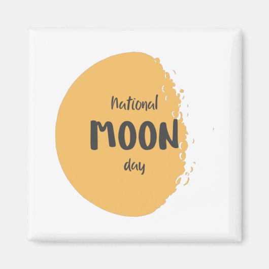 Aimant Journée nationale de la Lune (Devant)