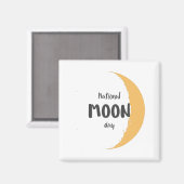 Aimant Journée nationale de la Lune (Recto/Verso)